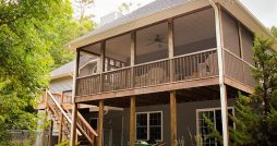 elevated deck system