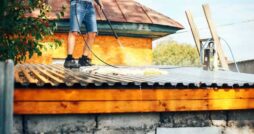 cleaning roof